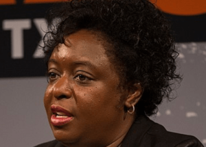 Cropped: Kimberly Bryant from Black Girls Code pictured at the SXSW conference in 2016, https://en.wikipedia.org/wiki/Kimberly_Bryant_(technologist) Kimberly Bryant in 2016, Ståle Grut / nrkbeta, CC BY-SA 2.0, via Wikimedia Commons