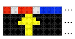 A Lego Turing Machine Tape