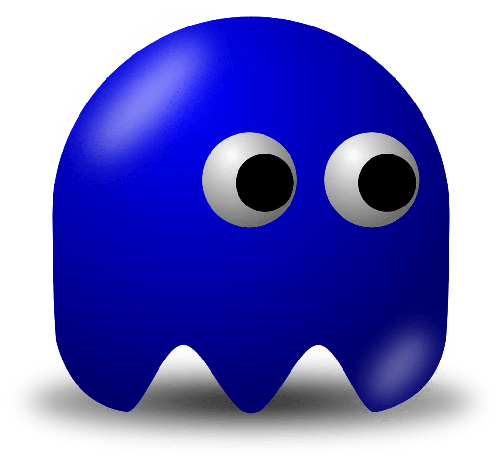A Pac-man like ghost