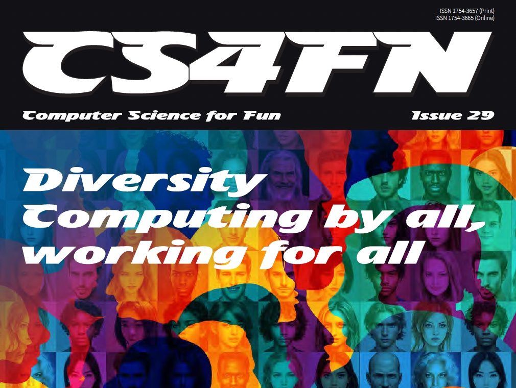 Top of cover of Diversity isue of CS4FN
Diversity computing by all, working for all
