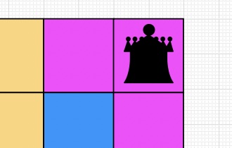 A corner of a Queens Puzzle