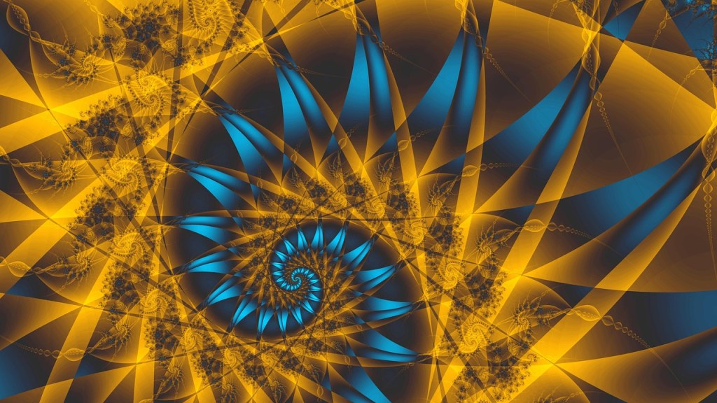 A spiral fractal image